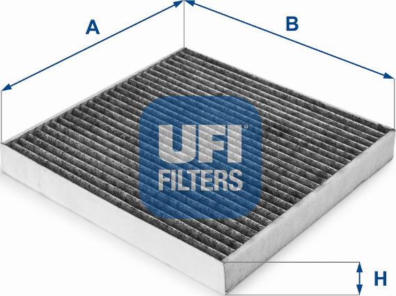 UFI 54.176.00 - Фильтр воздуха в салоне autospares.lv