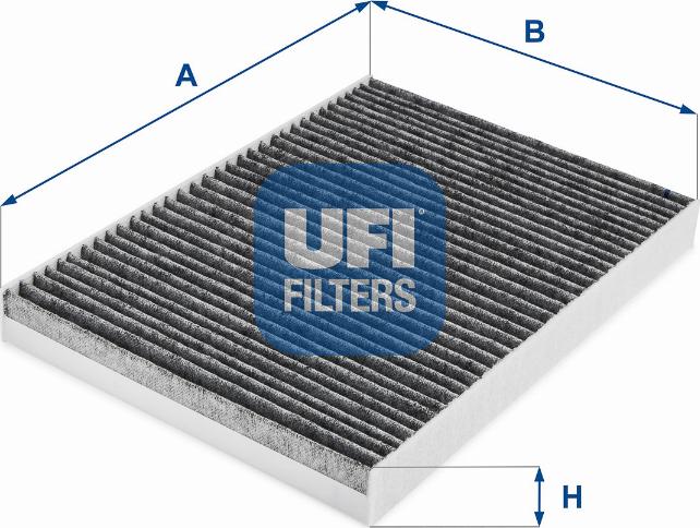 UFI 54.292.00 - Фильтр воздуха в салоне autospares.lv