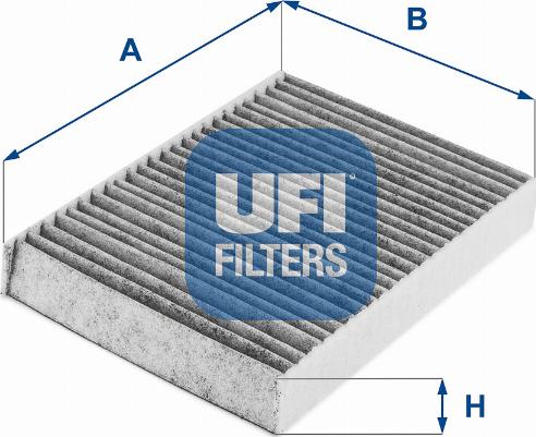 UFI 54.245.00 - Фильтр воздуха в салоне autospares.lv