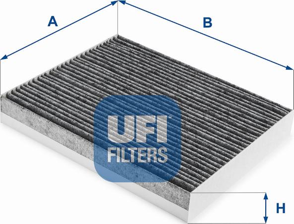 UFI 54.289.00 - Фильтр воздуха в салоне autospares.lv