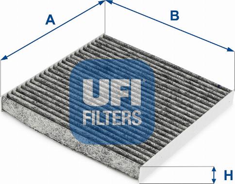 UFI 54.286.00 - Фильтр воздуха в салоне autospares.lv