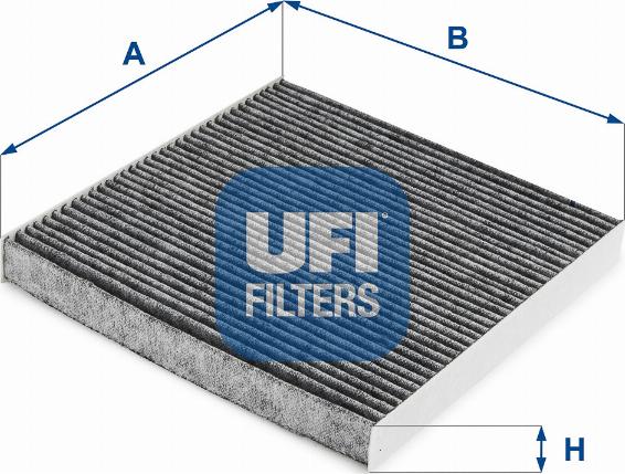 UFI 54.288.00 - Фильтр воздуха в салоне autospares.lv