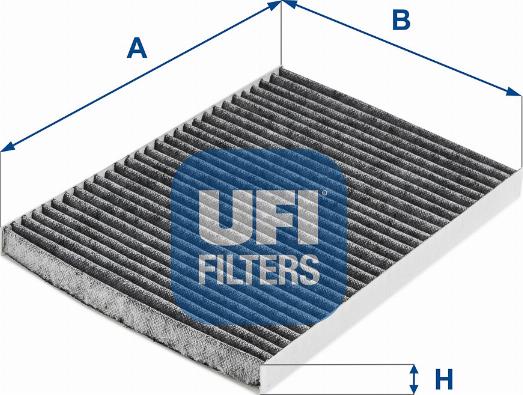 UFI 54.239.00 - Фильтр воздуха в салоне autospares.lv