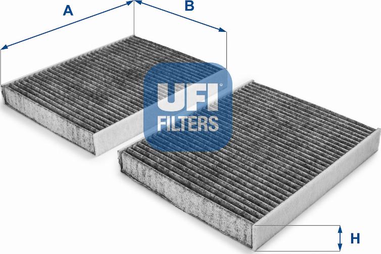 UFI 54.231.00 - Фильтр воздуха в салоне autospares.lv