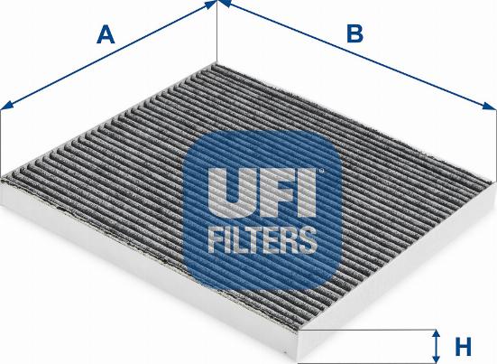 UFI 54.273.00 - Фильтр воздуха в салоне autospares.lv