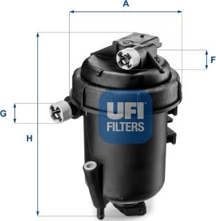 UFI 55.144.00 - Топливный фильтр autospares.lv