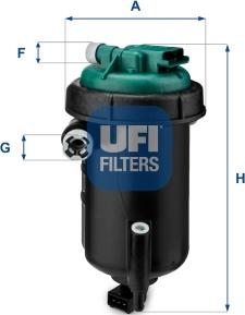 UFI 55.148.00 - Топливный фильтр autospares.lv