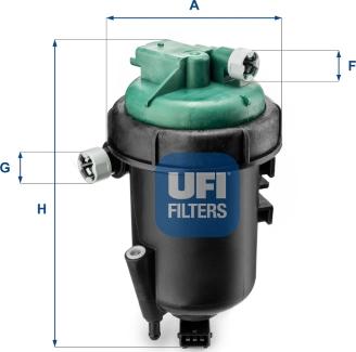 UFI 55.175.00 - Топливный фильтр autospares.lv