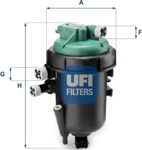 UFI 55.178.00 - Топливный фильтр autospares.lv