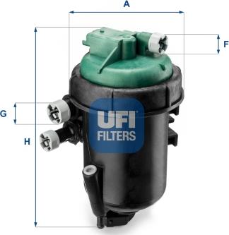 UFI 55.173.00 - Топливный фильтр autospares.lv