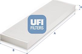 UFI 53.458.00 - Фильтр воздуха в салоне autospares.lv