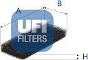 UFI 53.517.00 - Фильтр воздуха в салоне autospares.lv