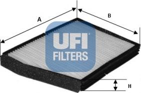 UFI 53.134.00 - Фильтр воздуха в салоне autospares.lv