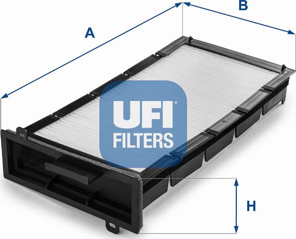 UFI 53.090.00 - Фильтр воздуха в салоне autospares.lv