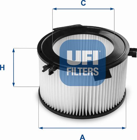 UFI 53.067.00 - Фильтр воздуха в салоне autospares.lv