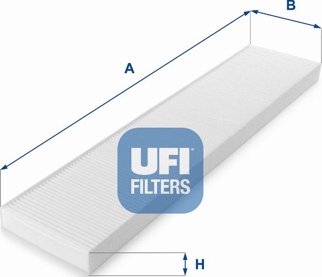 UFI 53.017.00 - Фильтр воздуха в салоне autospares.lv