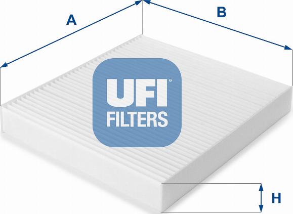 UFI 53.035.00 - Фильтр воздуха в салоне autospares.lv