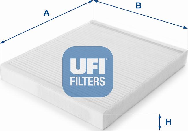 UFI 53.030.00 - Фильтр воздуха в салоне autospares.lv