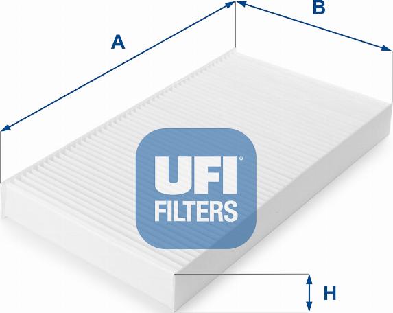 UFI 53.023.00 - Фильтр воздуха в салоне autospares.lv