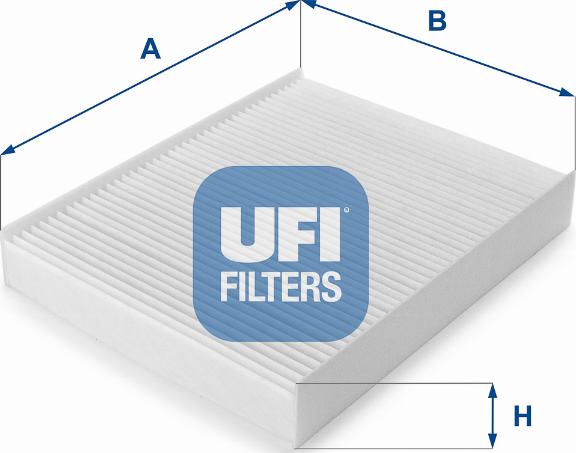 UFI 53.076.00 - Фильтр воздуха в салоне autospares.lv