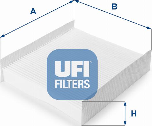 UFI 53.157.00 - Фильтр воздуха в салоне autospares.lv