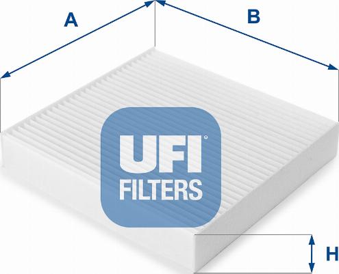 UFI 53.109.00 - Фильтр воздуха в салоне autospares.lv