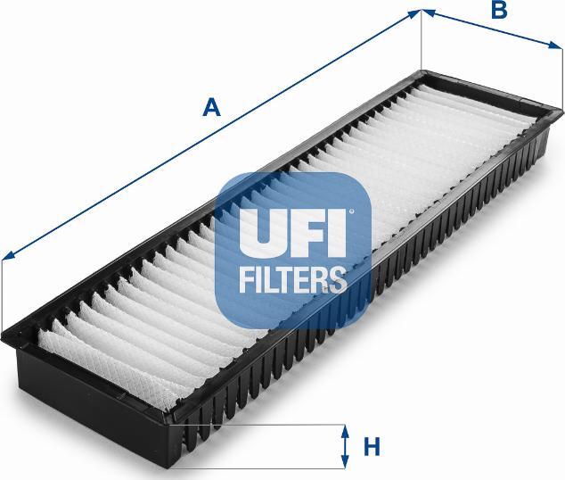 UFI 53.101.00 - Фильтр воздуха в салоне autospares.lv