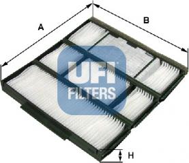 UFI 53.117.00 - Фильтр воздуха в салоне autospares.lv