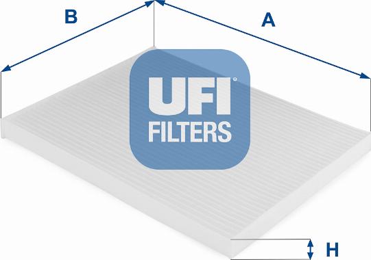 UFI 53.124.00 - Фильтр воздуха в салоне autospares.lv