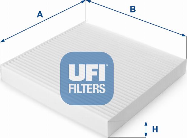 UFI 53.123.00 - Фильтр воздуха в салоне autospares.lv