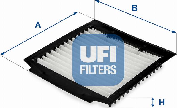 UFI 53.316.00 - Фильтр воздуха в салоне autospares.lv