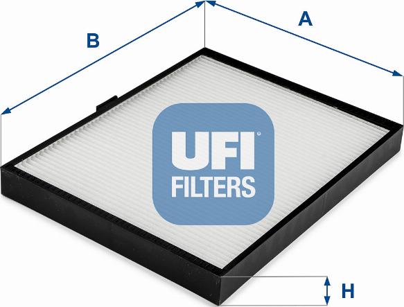 UFI 53.334.00 - Фильтр воздуха в салоне autospares.lv