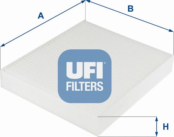 UFI 53.254.00 - Фильтр воздуха в салоне autospares.lv