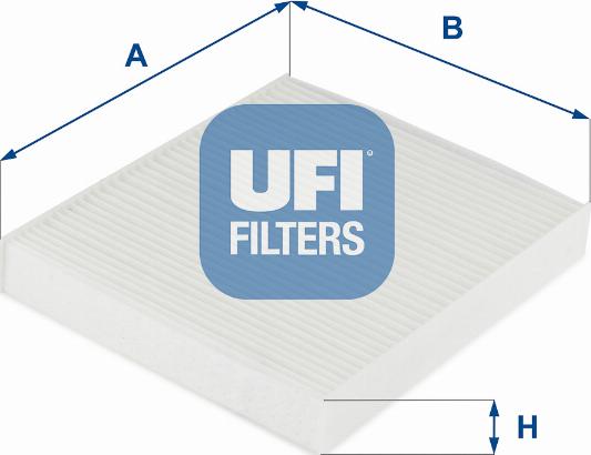 UFI 53.261.00 - Фильтр воздуха в салоне autospares.lv