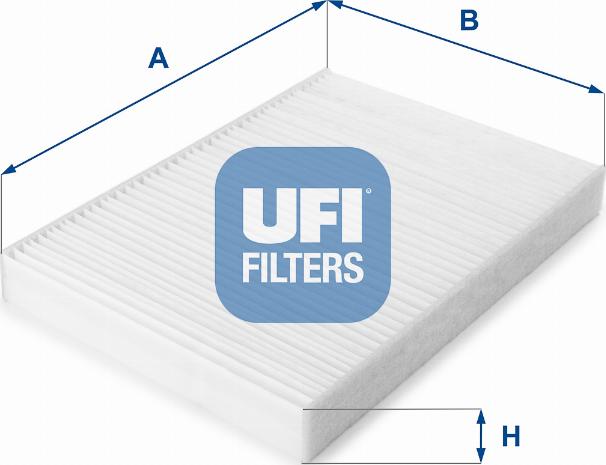 UFI 53.206.00 - Фильтр воздуха в салоне autospares.lv