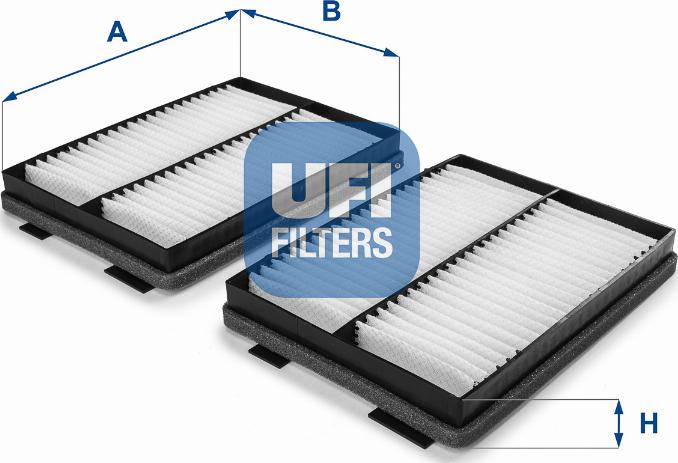 UFI 53.234.00 - Фильтр воздуха в салоне autospares.lv