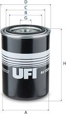 UFI 82.132.00 - Фильтр, система рабочей гидравлики autospares.lv