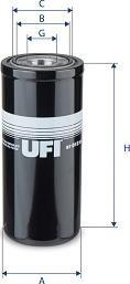 UFI 87.012.00 - Фильтр, система рабочей гидравлики autospares.lv