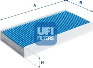 UFI 34.142.00 - Фильтр воздуха в салоне autospares.lv