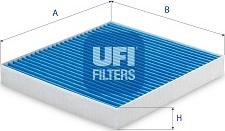 UFI 34.150.00 - Фильтр воздуха в салоне autospares.lv