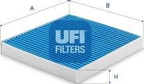 UFI 34.167.00 - Фильтр воздуха в салоне autospares.lv