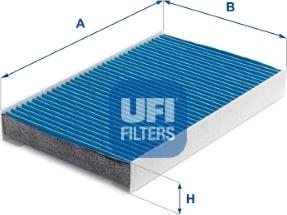 UFI 34.111.00 - Фильтр воздуха в салоне autospares.lv