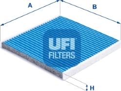 UFI 34.117.00 - Фильтр воздуха в салоне autospares.lv