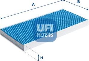 UFI 34.177.00 - Фильтр воздуха в салоне autospares.lv