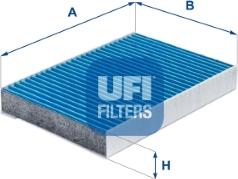 UFI 34.245.00 - Фильтр воздуха в салоне autospares.lv