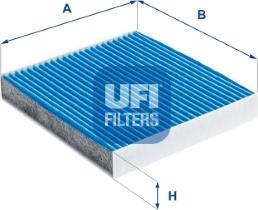 UFI 34.403.00 - Фильтр воздуха в салоне autospares.lv