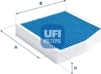 UFI 34.236.00 - Фильтр воздуха в салоне autospares.lv