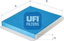 UFI 34.230.00 - Фильтр воздуха в салоне autospares.lv