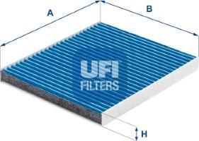 UFI 34.221.00 - Фильтр воздуха в салоне autospares.lv