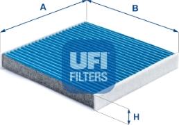 UFI 34.223.00 - Фильтр воздуха в салоне autospares.lv